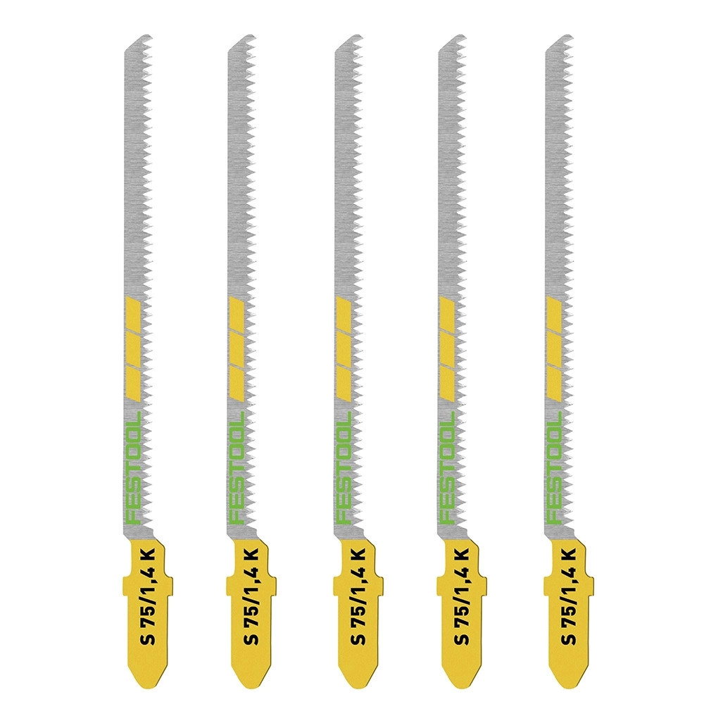 Festool 204267 Jigsaw Blades WOOD CURVES - Pack of 5
