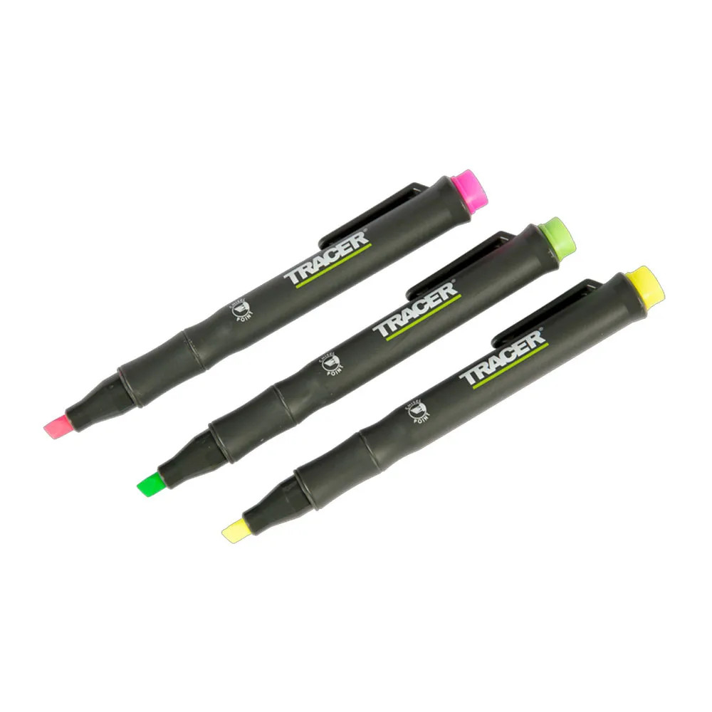 Tracer AFH-MK3 3 Piece Fluorescent Highlighter Kit