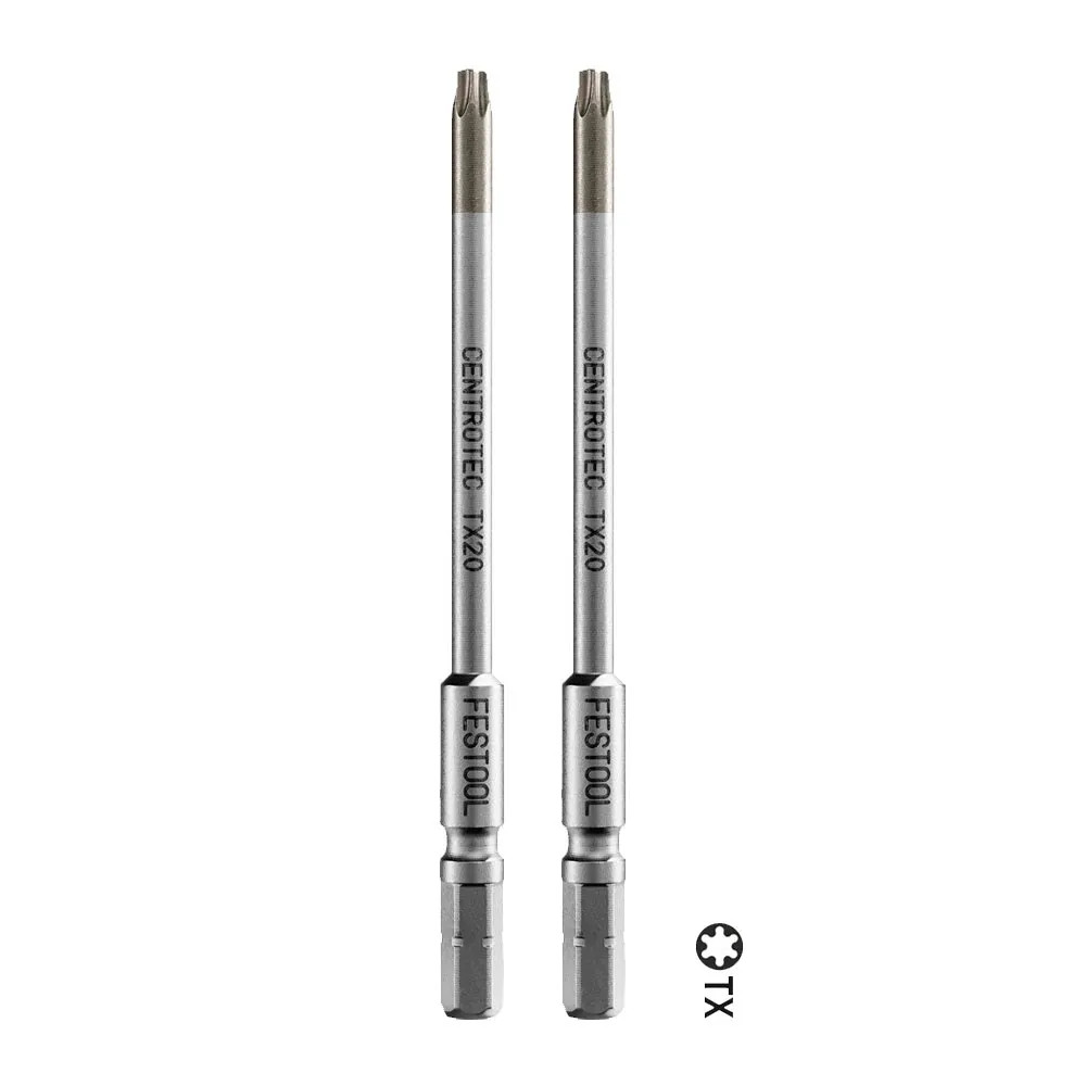 Festool 500848 TX20 x 100mm Screwdriver Bits - Pack of 2