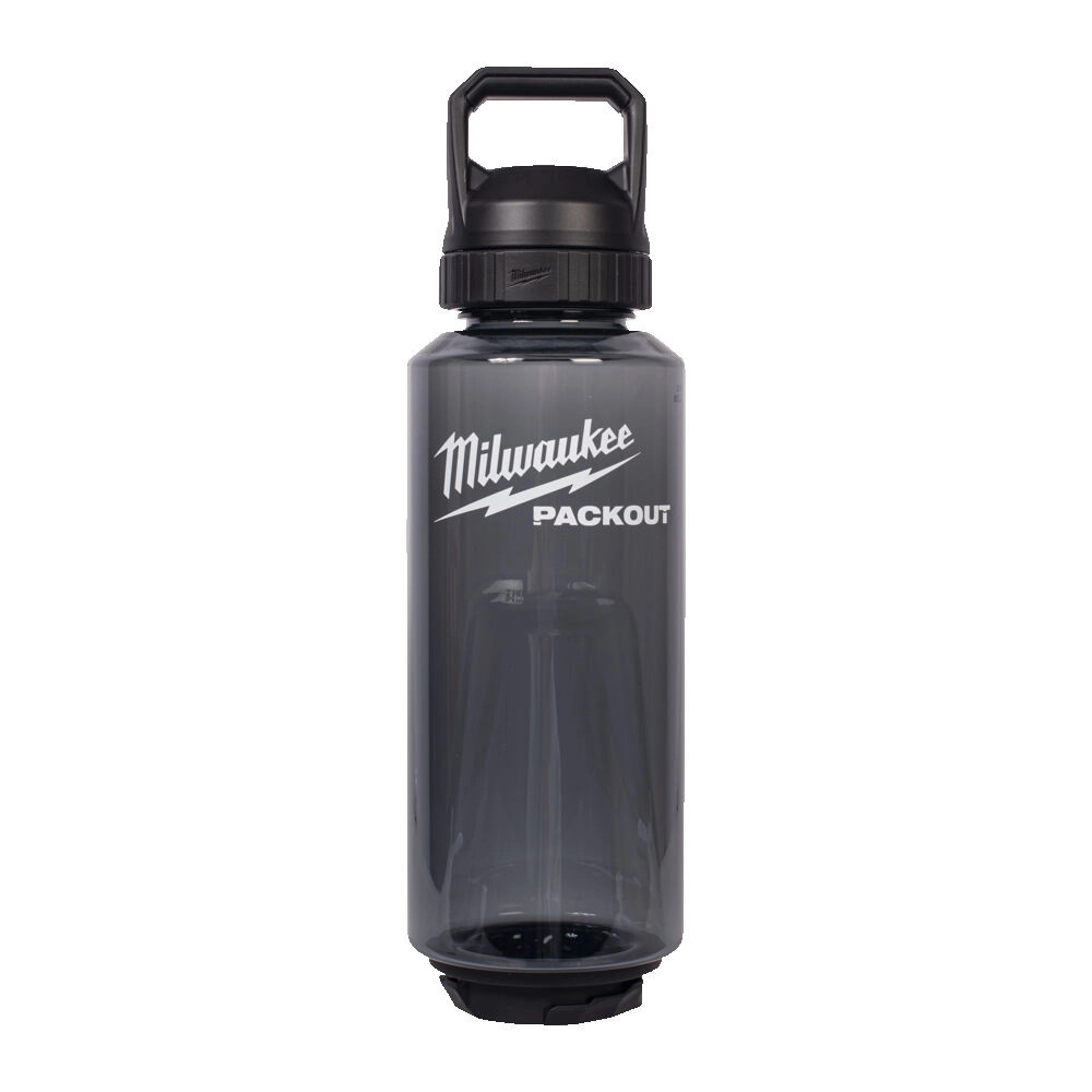 Milwaukee PACKOUT Plastic Bottle with Chug Lid - Black / 1420ml