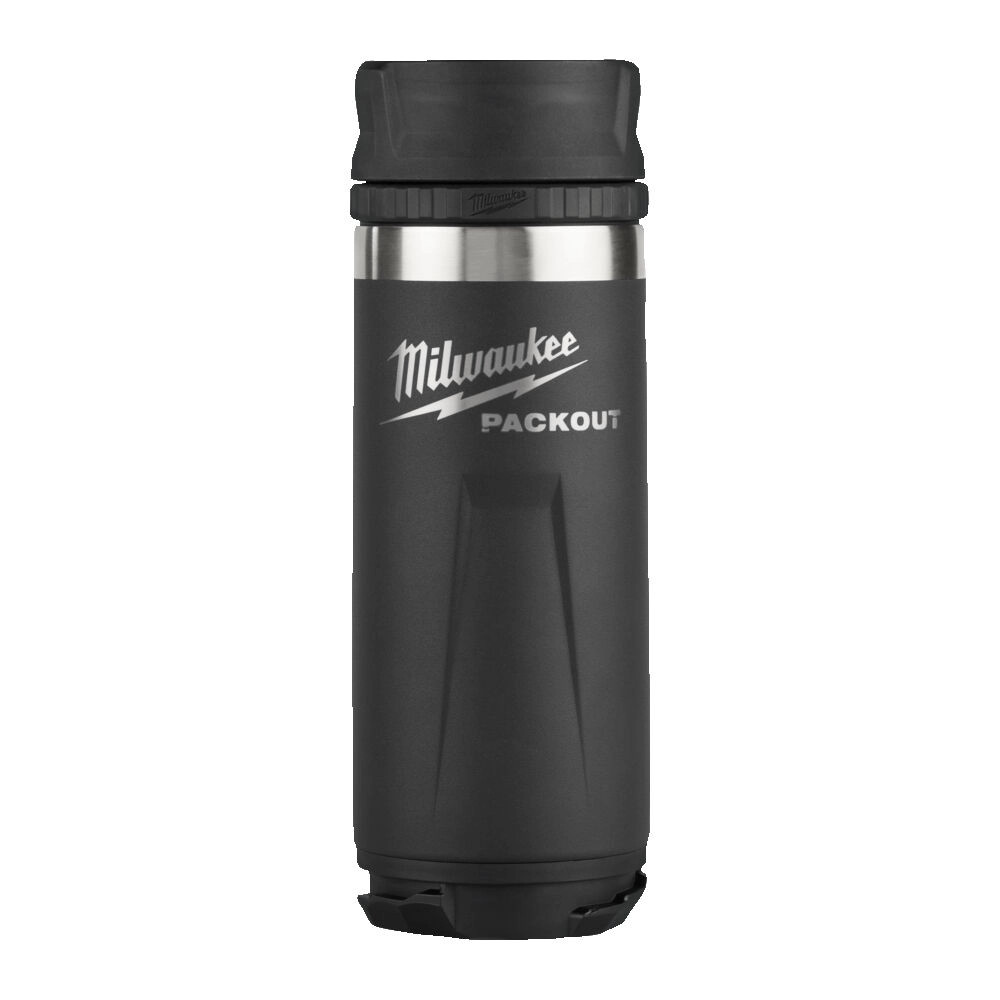 Milwaukee PACKOUT Bottle with Sip Lid - Black / 532ml