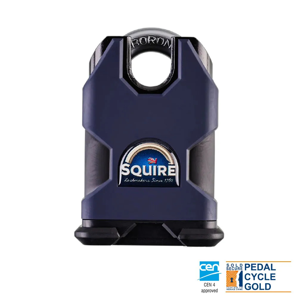 Squire SS50CS Stronghold Solid Steel Closed Shackle 50mm Padlock
