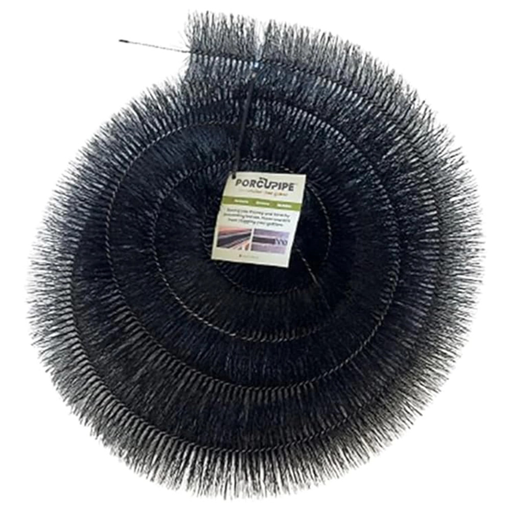 Porcupipe 100mm x 4m Black Gutterbrush