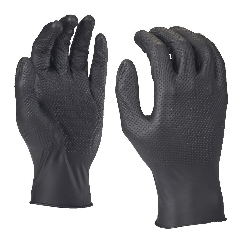 Milwaukee Black Nitrile Disposable Gloves - Pack of 50