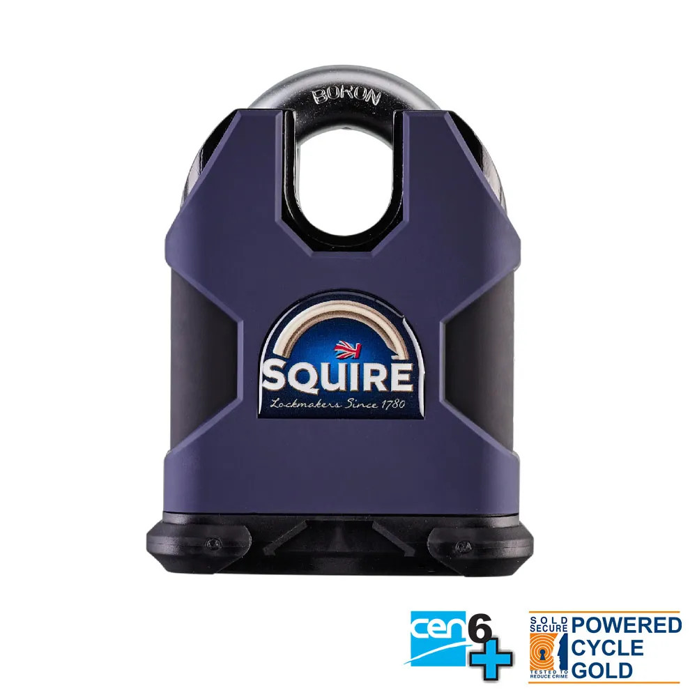 Squire SS80CS Stronghold Solid Steel Closed Shackle 80mm Padlock
