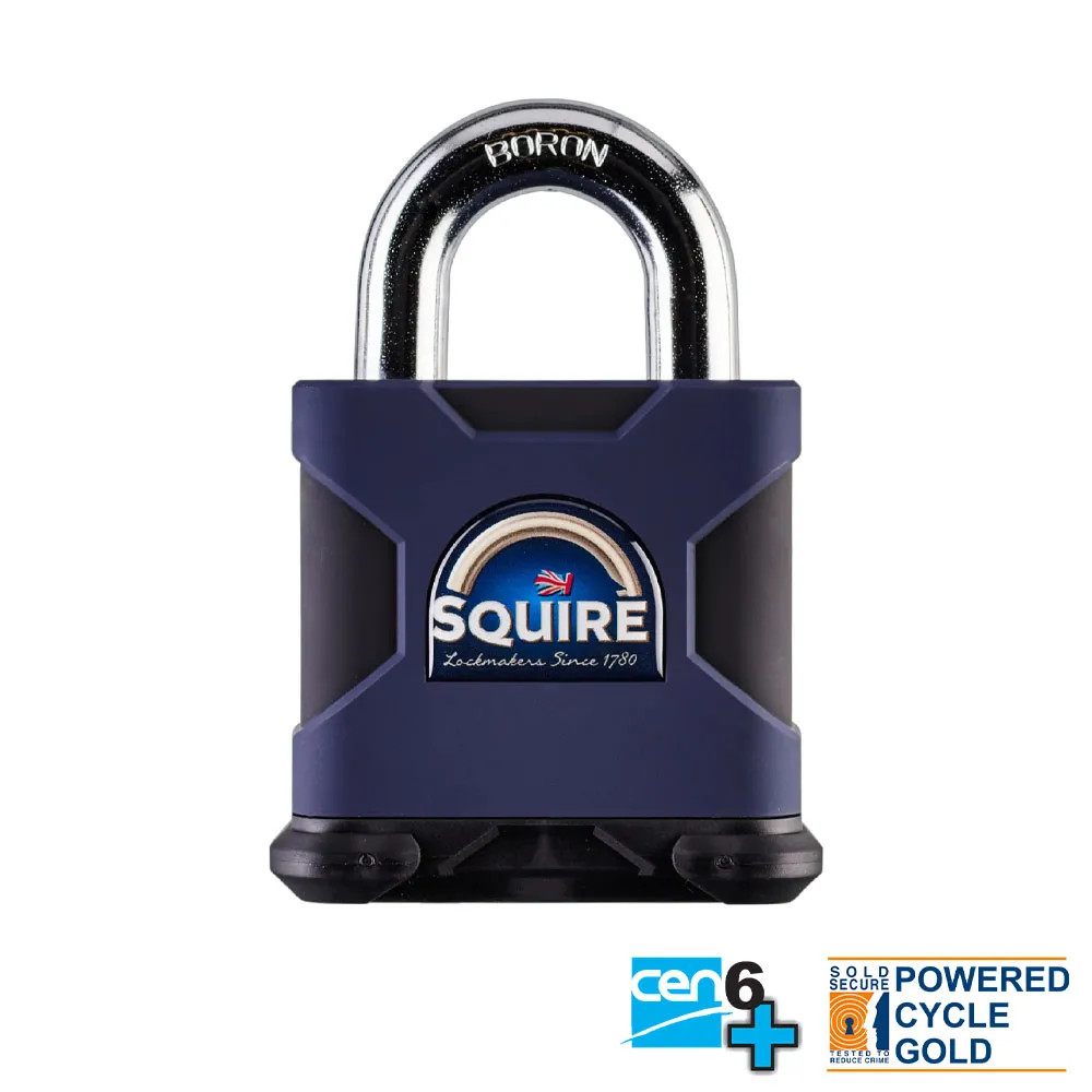 Squire SS80S Stronghold Solid Steel 80mm Padlock