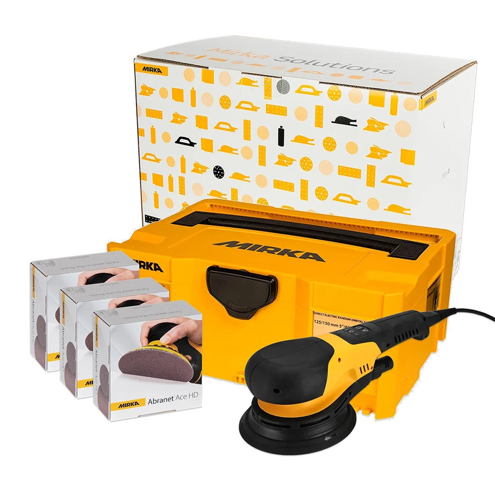 Mirka DEROS RS 600 150mm Brushless Electric Sander Deco Solution Kit