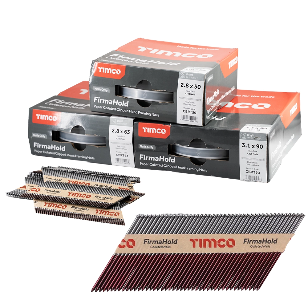 Firmahold 34° Bright Framing Nails - Pack of 8800