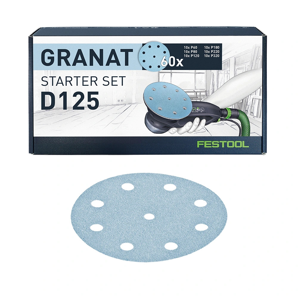 Festool 578668 Granat D125 Sanding Discs Starter Set