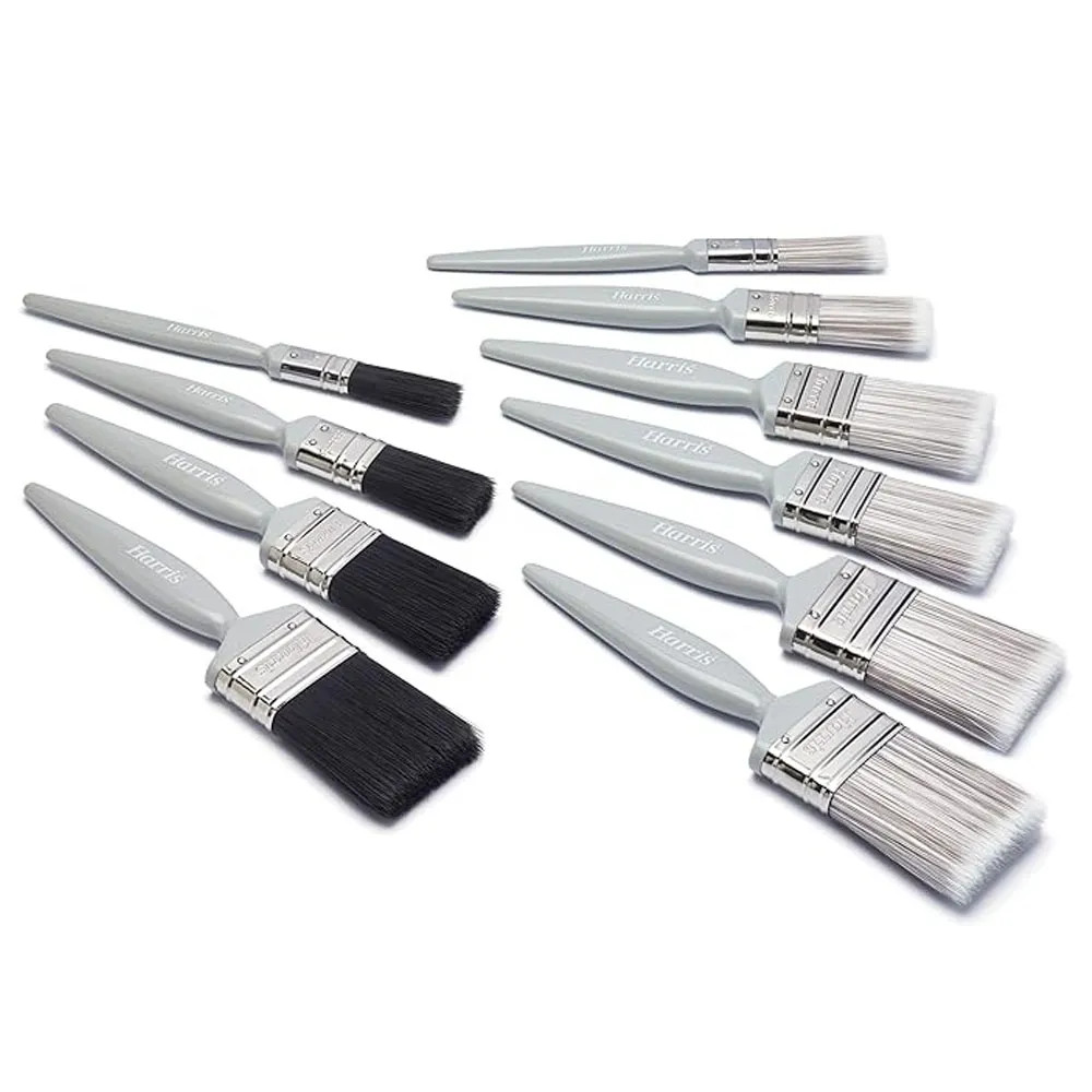 Harris 10 Piece Essentials Wall & Ceiling & Gloss Paint Brush Set