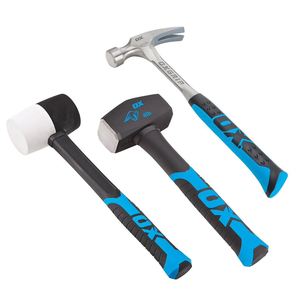 Ox Tools 3 Piece Hammer Set