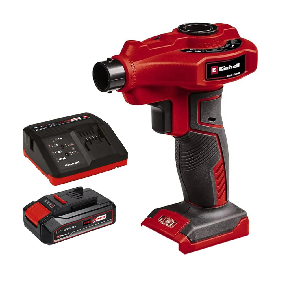 Einhell CE-AP 18 Li-Solo 18V Air Pump Blower, 1x 2.5Ah Battery & Charger