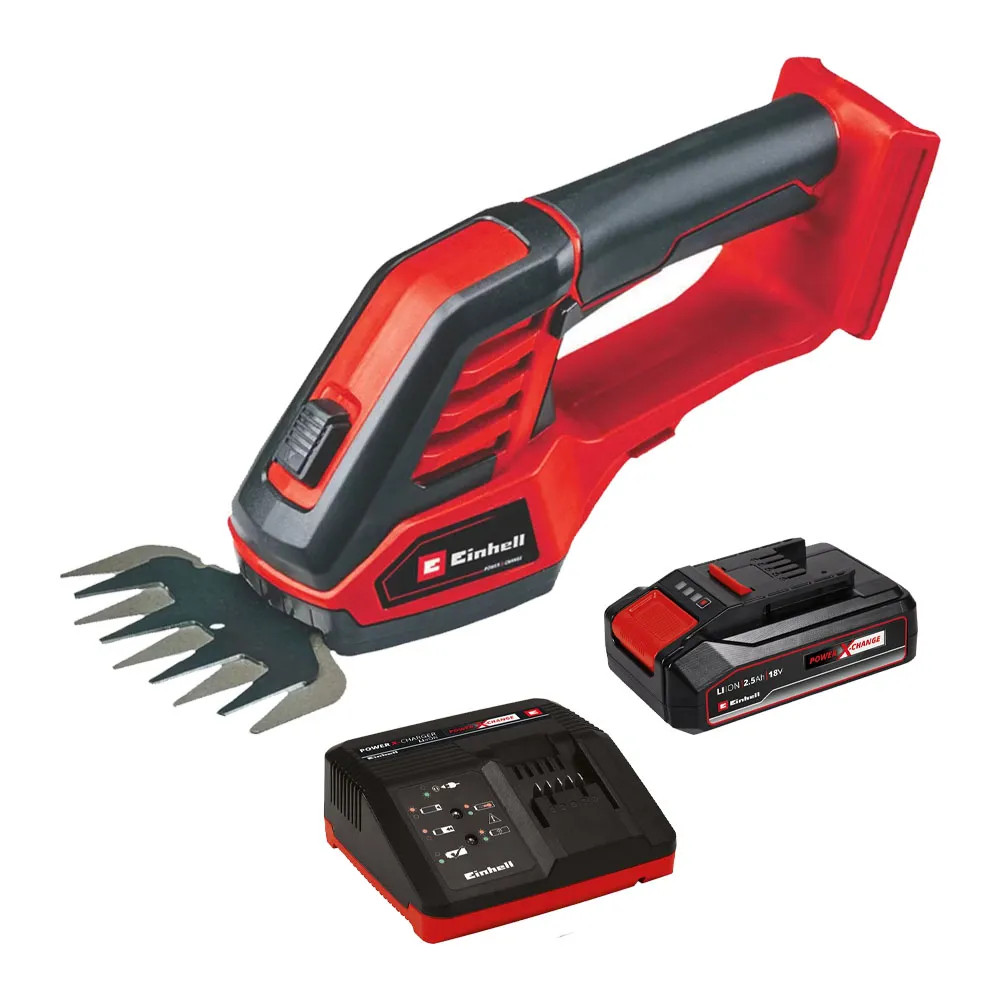 Einhell GE-CG 18/100 Li Solo 18V Grass Shear, 1x 2.5 Battery & Charger