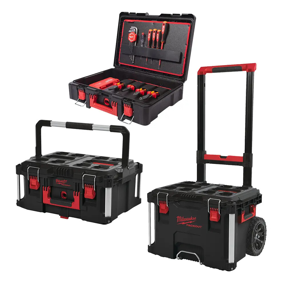Milwaukee 62 Piece PACKOUT Electrician Set Piece Toolbox Set ITS