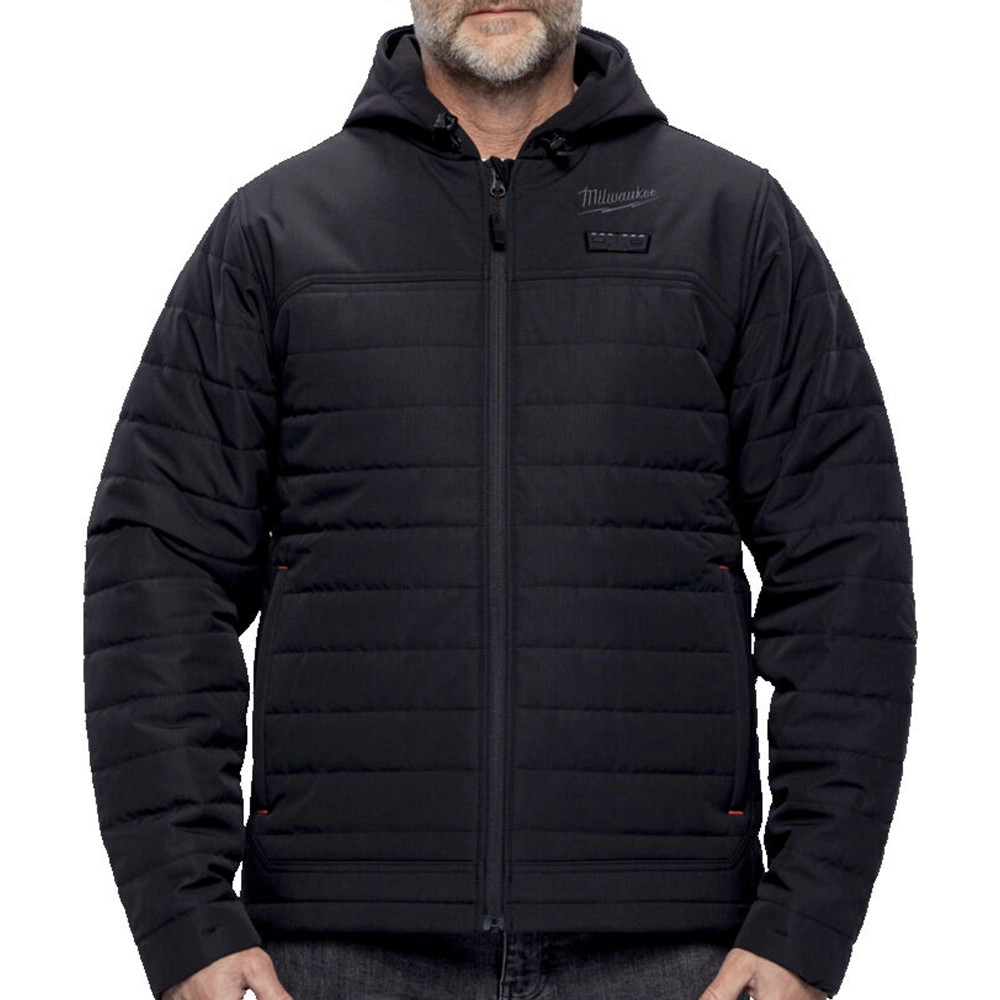 Milwaukee M12 HPJBL3-0 12V HEXON Heated Puffer Jacket - Black