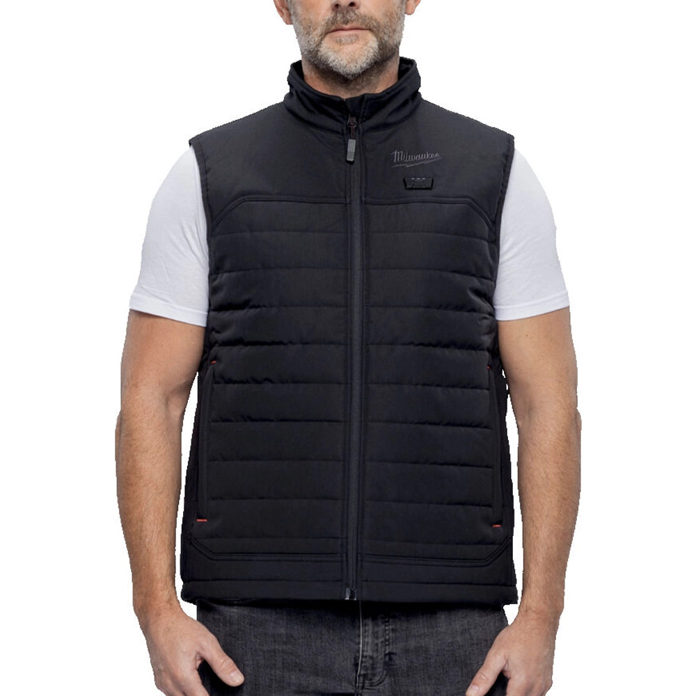 Milwaukee M12 HPVBL3-0 12V HEXON Heated Puffer Vest Black ITS