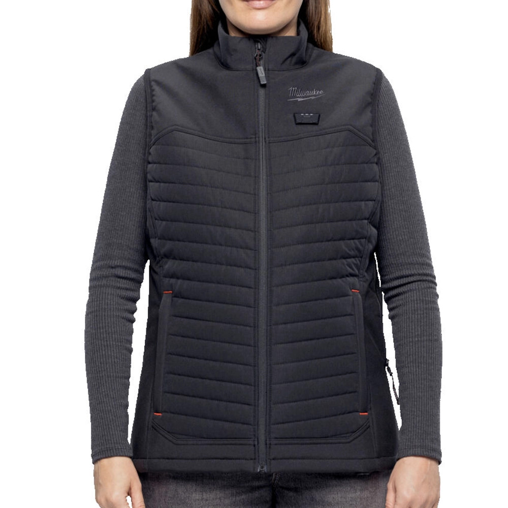 Milwaukee M12 HPVLBL3-0 12V HEXON Ladies Heated Puffer Vest - Black