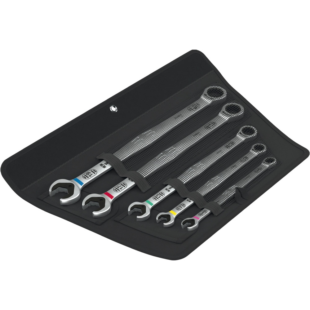 Wera 5 Piece 6007 Joker Ring Long Ratchet Spanner Set