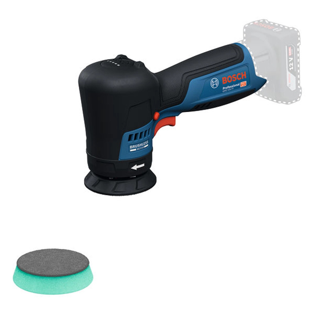 Bosch GPO 12V-77 Brushless 12V Polisher - Body