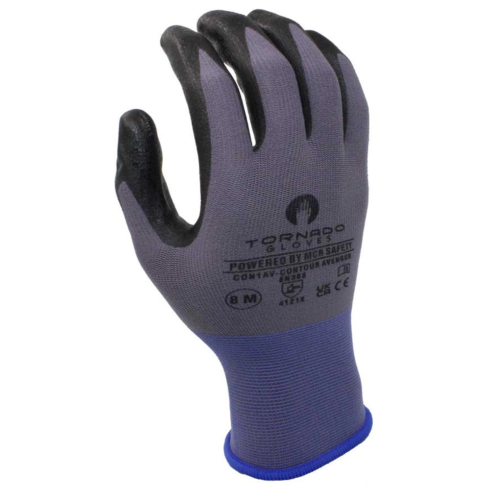 MCR Tornado Contour Avenger General Handling Gloves - Pack of 10