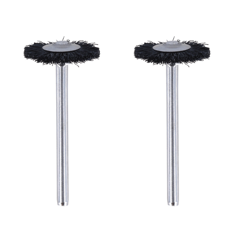 Dremel 19mm Wheel Shape Bristle Brush - Pack of 2