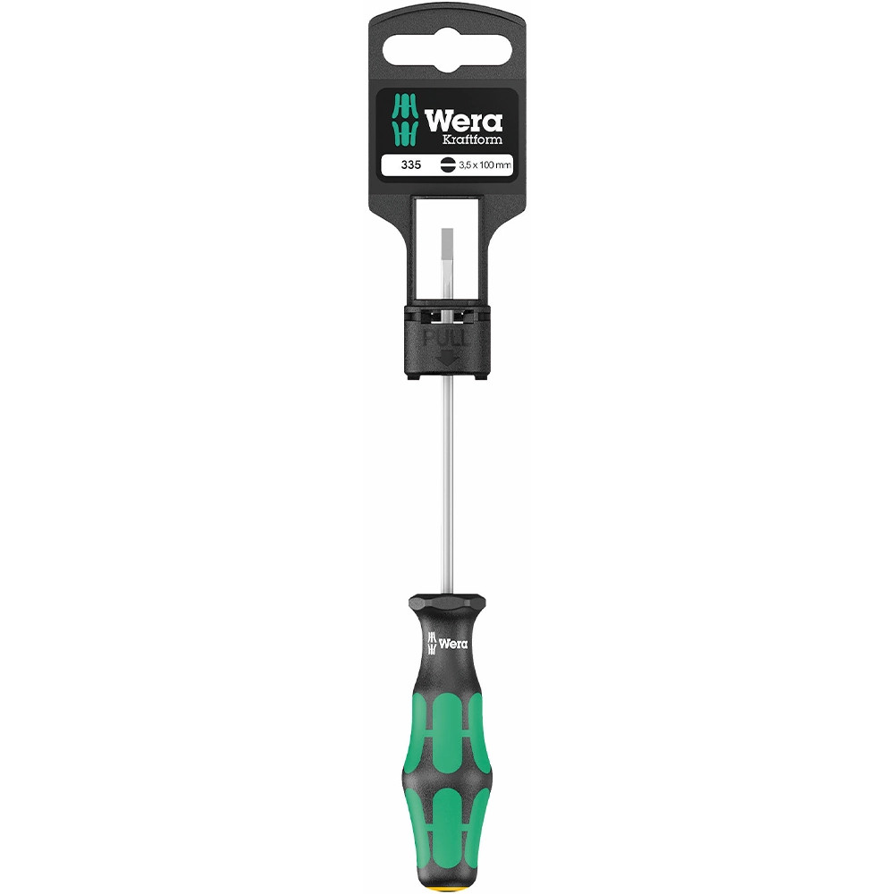 Wera Kraftform 335 SL0.6 SB Slotted Screwdriver – 0.6 x 3.5 x 100mm
