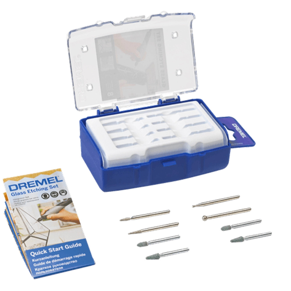 Dremel 8 Piece Glass Etching Accessory Set