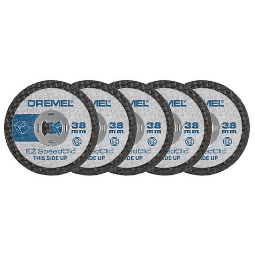 Dremel EZ SpeedClic 38mm Plastic Cutting Wheels – Pack of 5