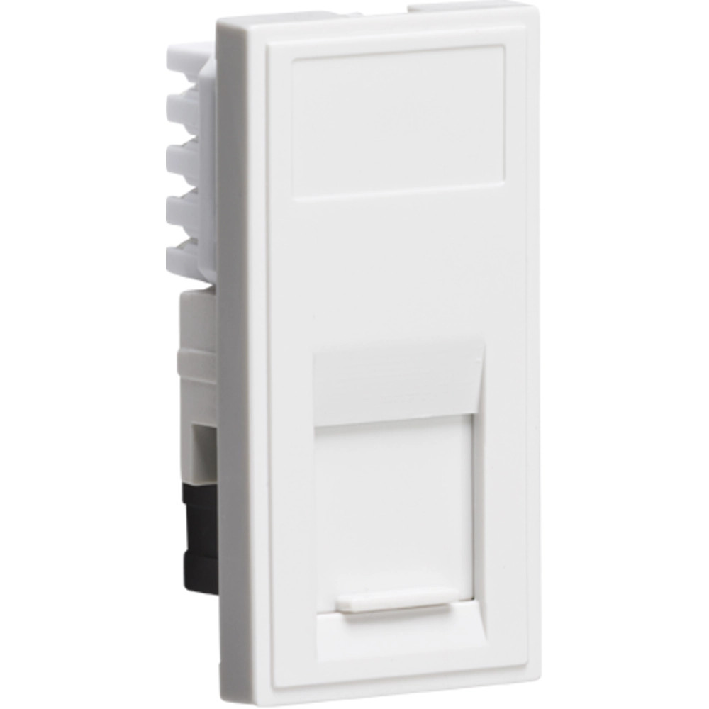 Knightsbridge NETCAT5WH UTP CAT5E RJ45 Outlet Module 25 x 50mm - White