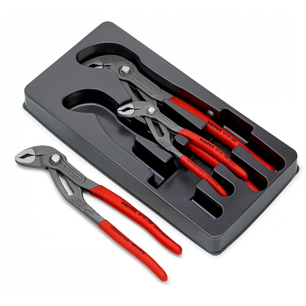 Knipex 3 Piece Cobra Water Pump Plier Set