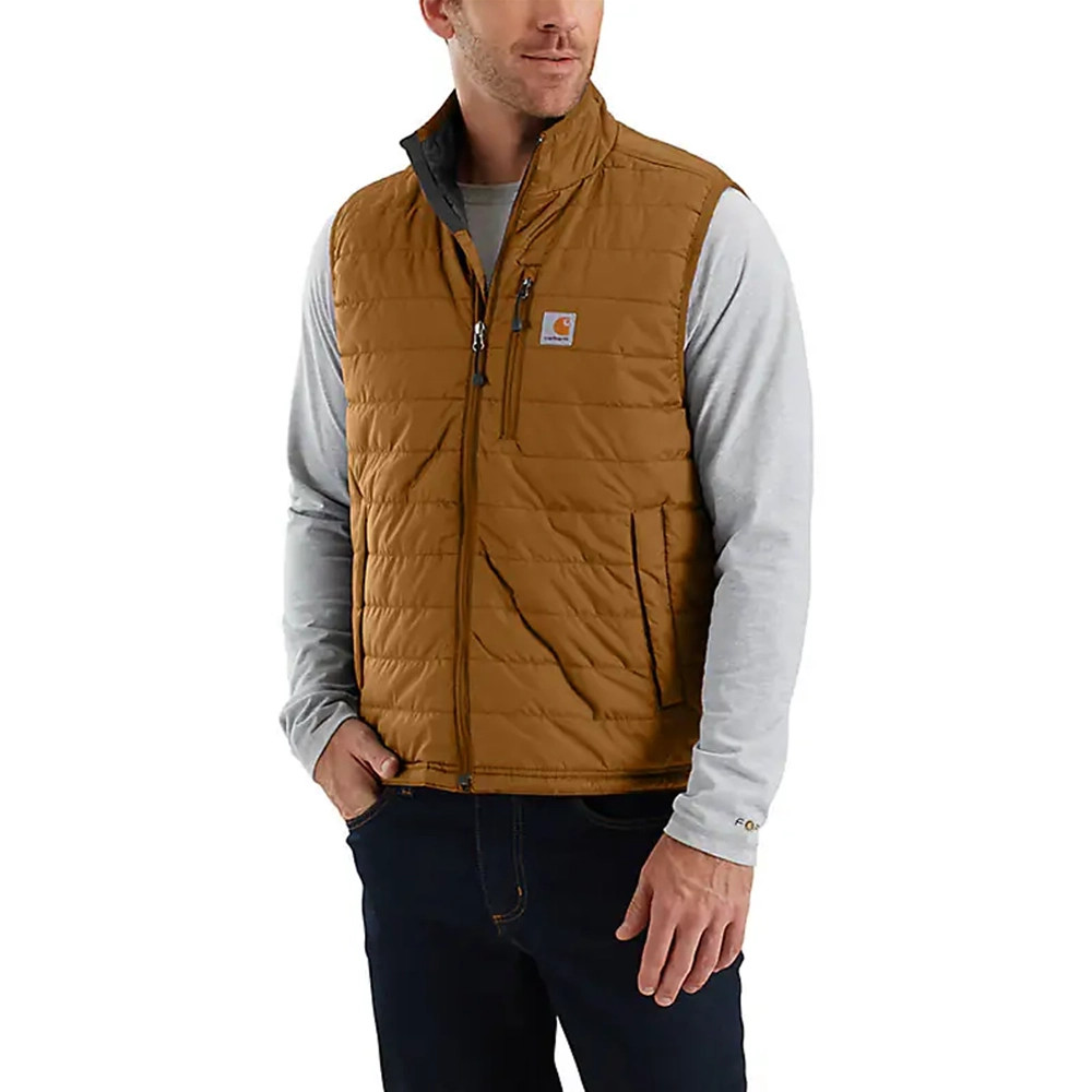 Carhartt Rain Defender Insulated Vest - Carhartt Brown