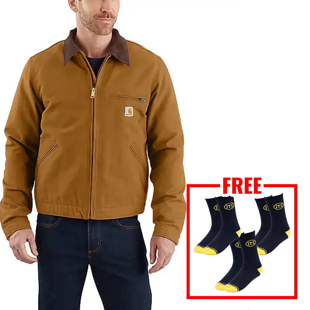 Carhartt Detroit Relaxed Fit Jacket - Carhartt Brown - ITS