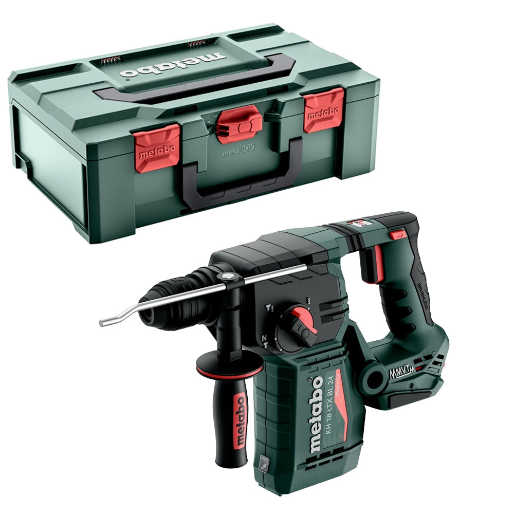 Metabo KH 18 LTX 24 18V Brushless SDS+ Rotary Hammer - Body with Case