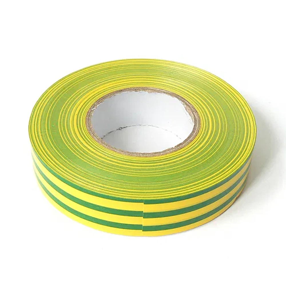 Termination Technology PVC19X33G/Y 19mm x 33m PVC Electric Tape - Green/Yellow