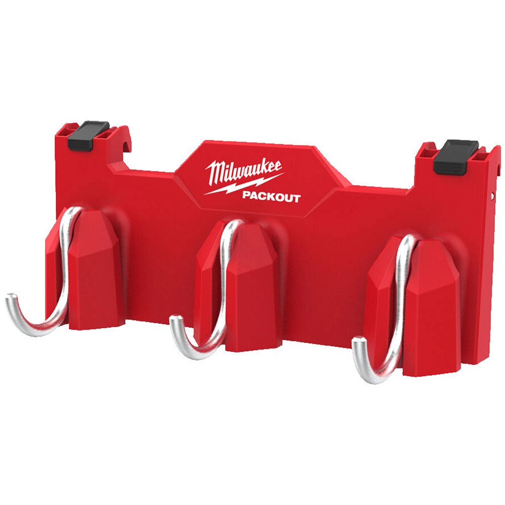 Milwaukee PACKOUT Side Mount 3-Hook Rail