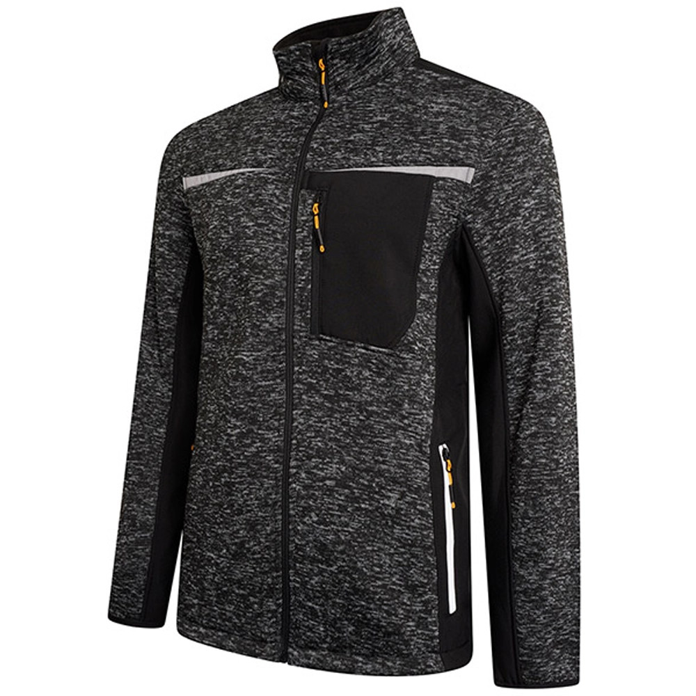 JCB Trade Essington II Grey Full Zip Knitted Jumper