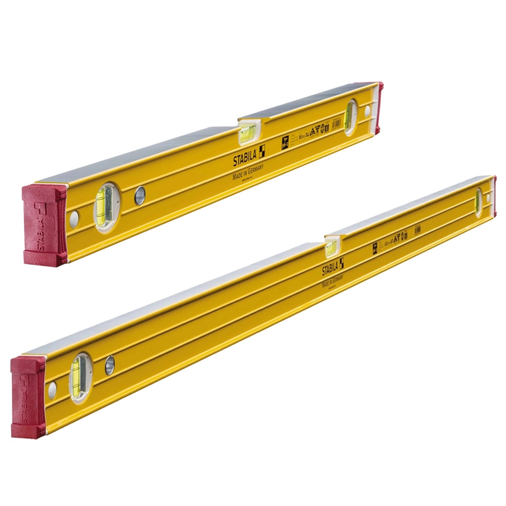 Stabila 2 Piece Type 96-2 Spirit Level Set (610mm & 1220mm)
