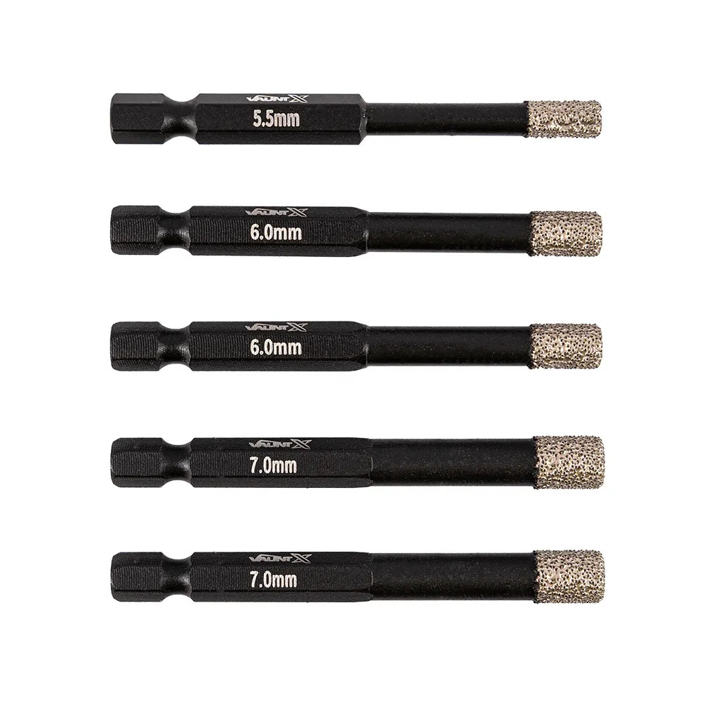 Vaunt X 5 Piece Wax Filled Diamond Tile Drill Bit Set