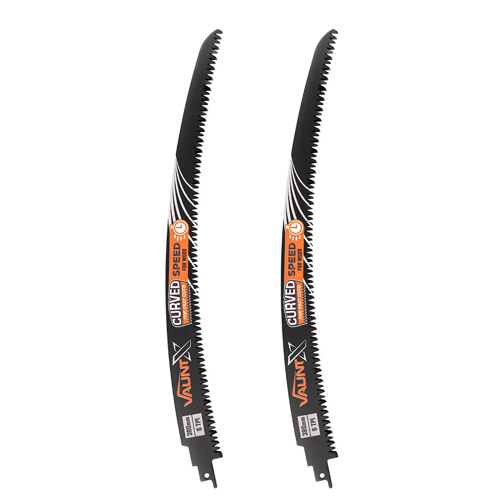 Vaunt X 380mm Speed Curved Reciprocating Saw Blades for Wood - Pack of 2
