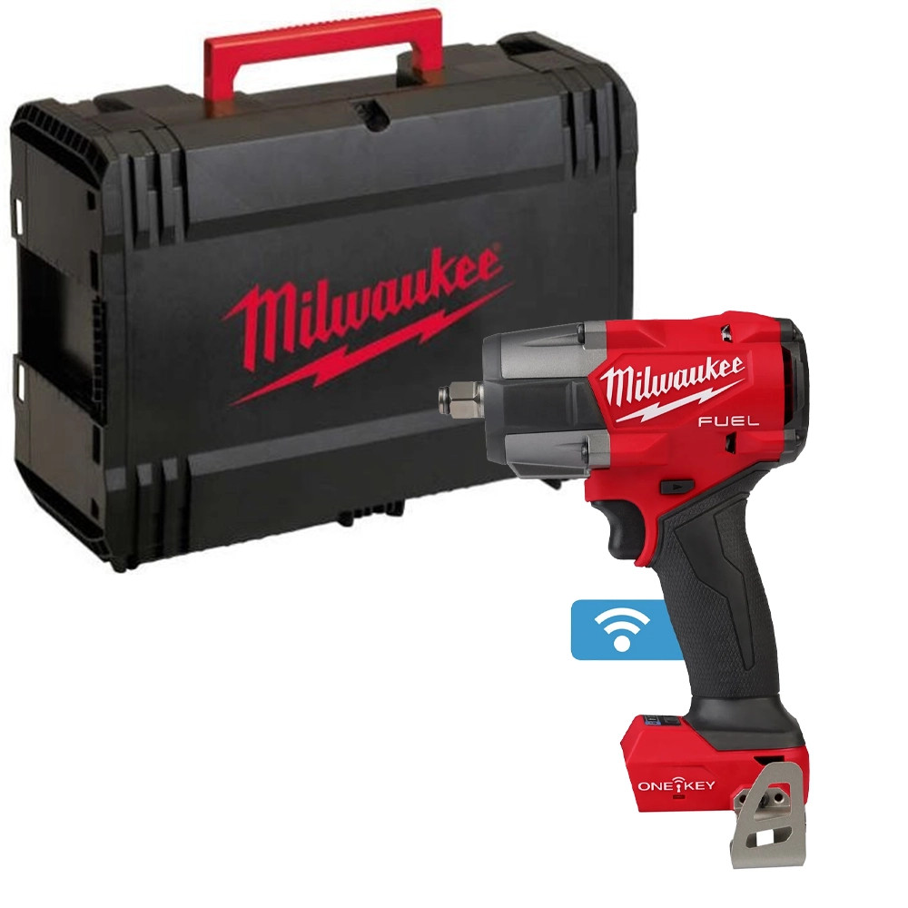 Milwaukee M18 ONEFMTIW2FC12-0X 18V FUEL Brushless Controlled Solar Mid Torque Impact Wrench with Friction Ring - Body & Case