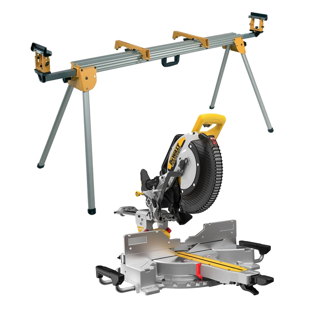 Dewalt DCS782N-XJ 18V XR 305mm Slide Mitre Saw - Body & DE7023 Saw Stand