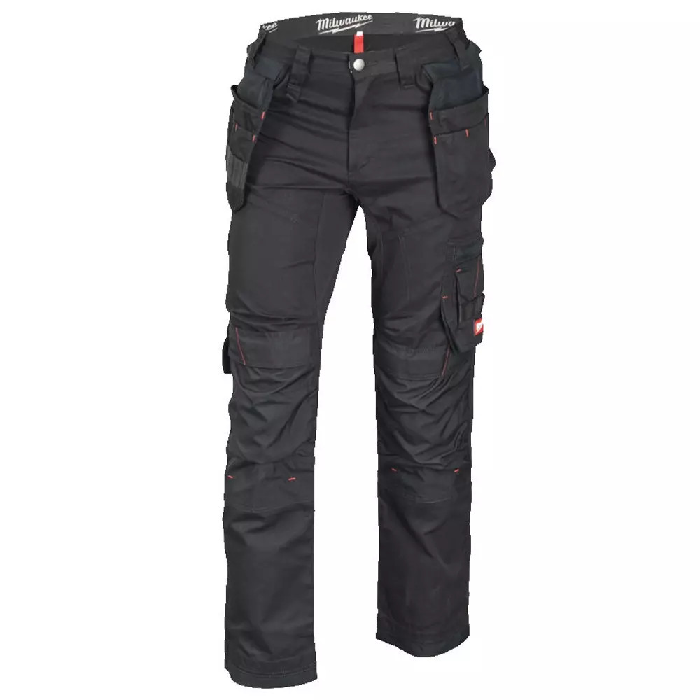 Milwaukee FREEFLEX Work Trousers - Black