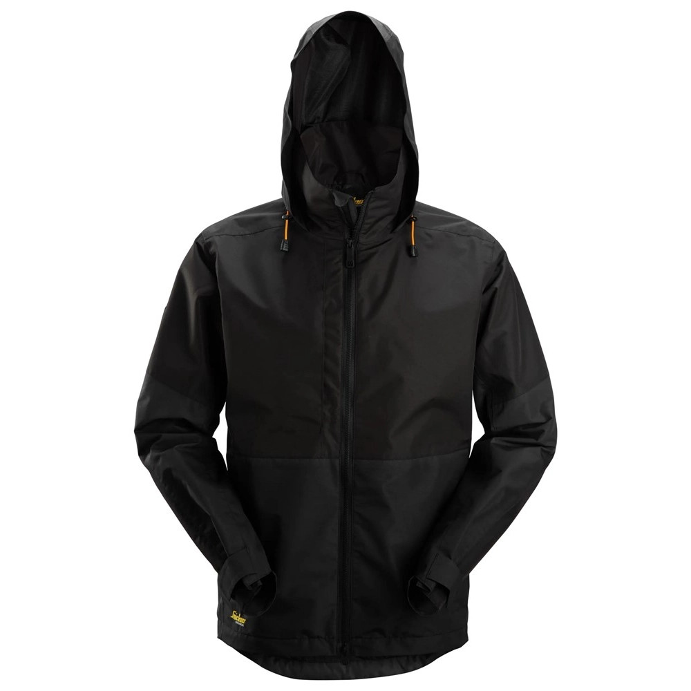 Snickers 1304 AllRoundWork Waterproof Shell Jacket - Black