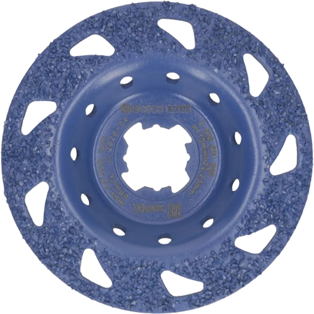 Bosch EXPERT X-LOCK 115mm x 22.23mm Multi Material Slanted Carbide Medium Grinding Head