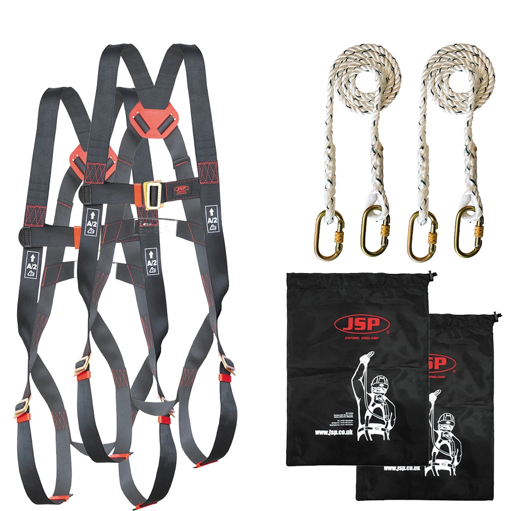 JSP FAR1101 SPARTAN Restraint Kit with 1.8m Lanyard - Pack of 2