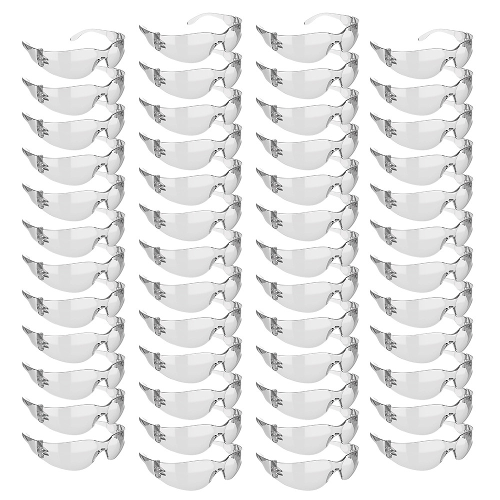 JSP ASA718-1B1-124 M9400 Clear Safety Glasses - Pack of 50