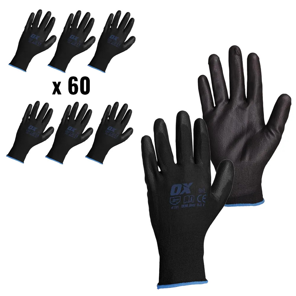 OX PU Flex Gloves - Pack of 60
