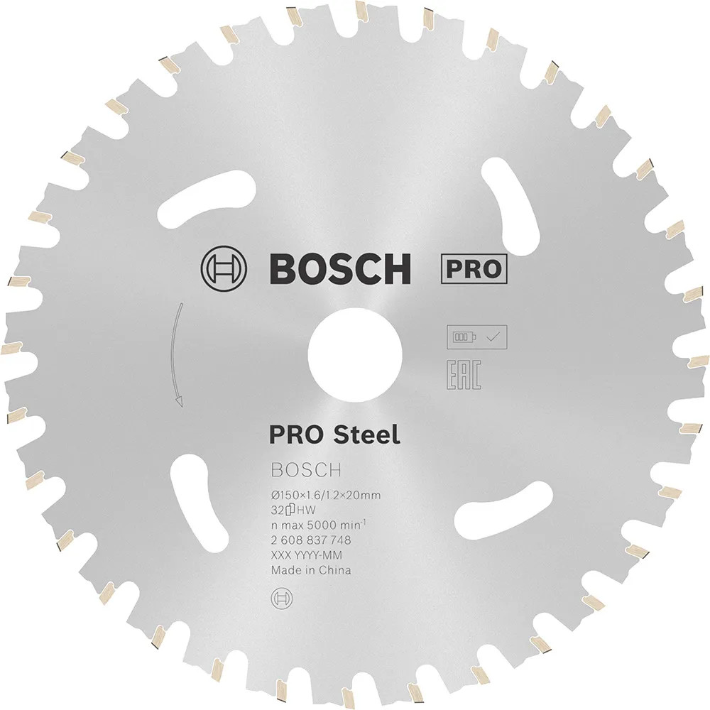Bosch PRO 150mm x 20mm 32T Steel Circular Saw Blade