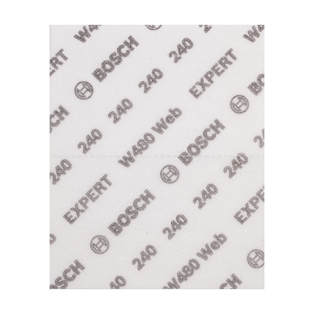 Bosch EXPERT 115mm x 140mm W480 1/4 Hand Sanding Sheets G240 - Pack of 10