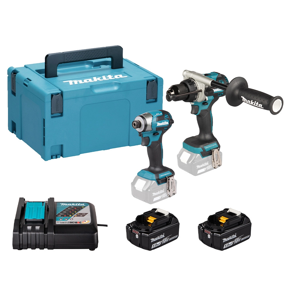 Makita DLX2549TJ Piece 18V LXT Power Tool Kit, 2x